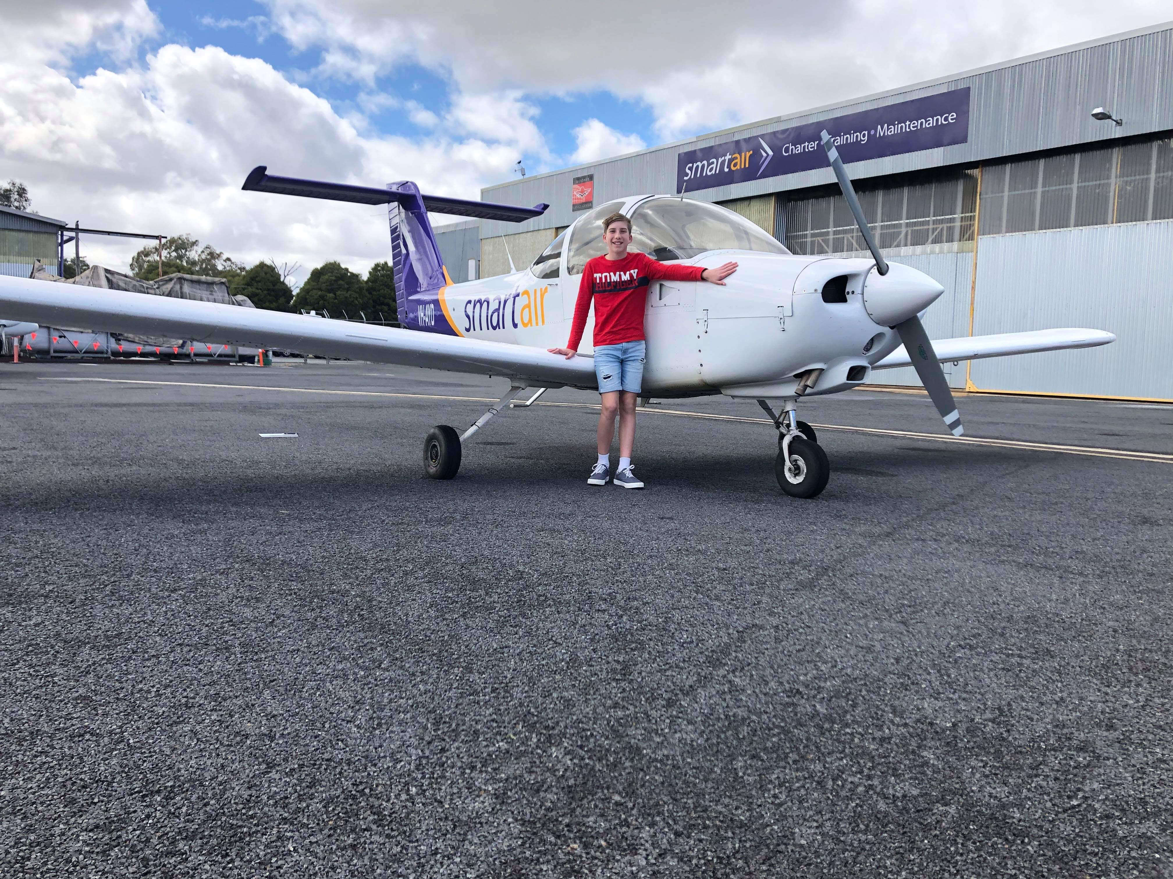 Student with Tomahawk